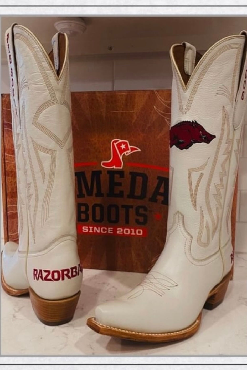Arkansas Razorback Boots - Fox Trot Boutique