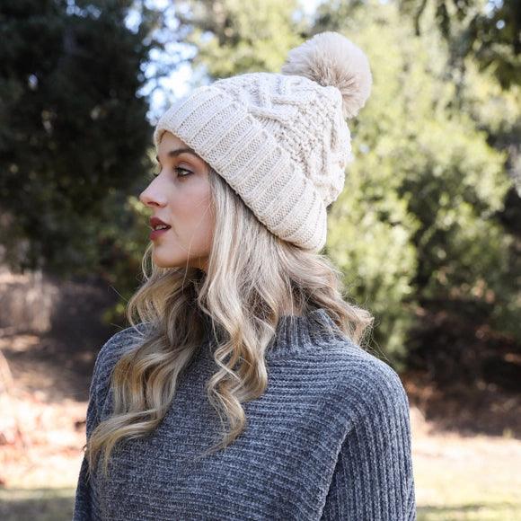 Thermal Lined Beanie - Fox Trot Boutique
