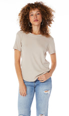 Ribbed Tee - Fox Trot Boutique