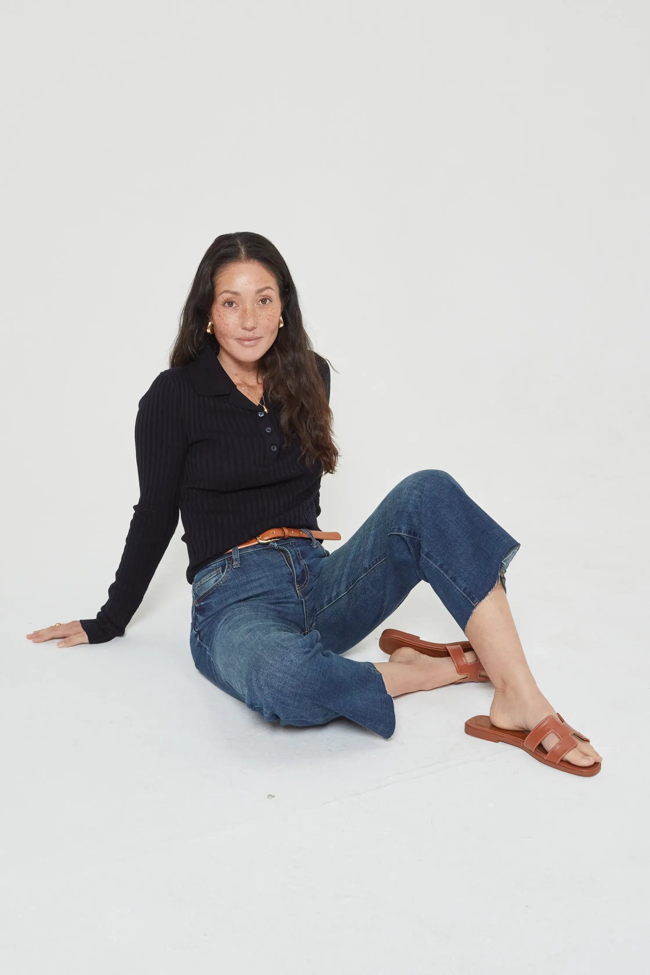 Aberdeen Ankle Crop High Rise Jeans - Fox Trot Boutique