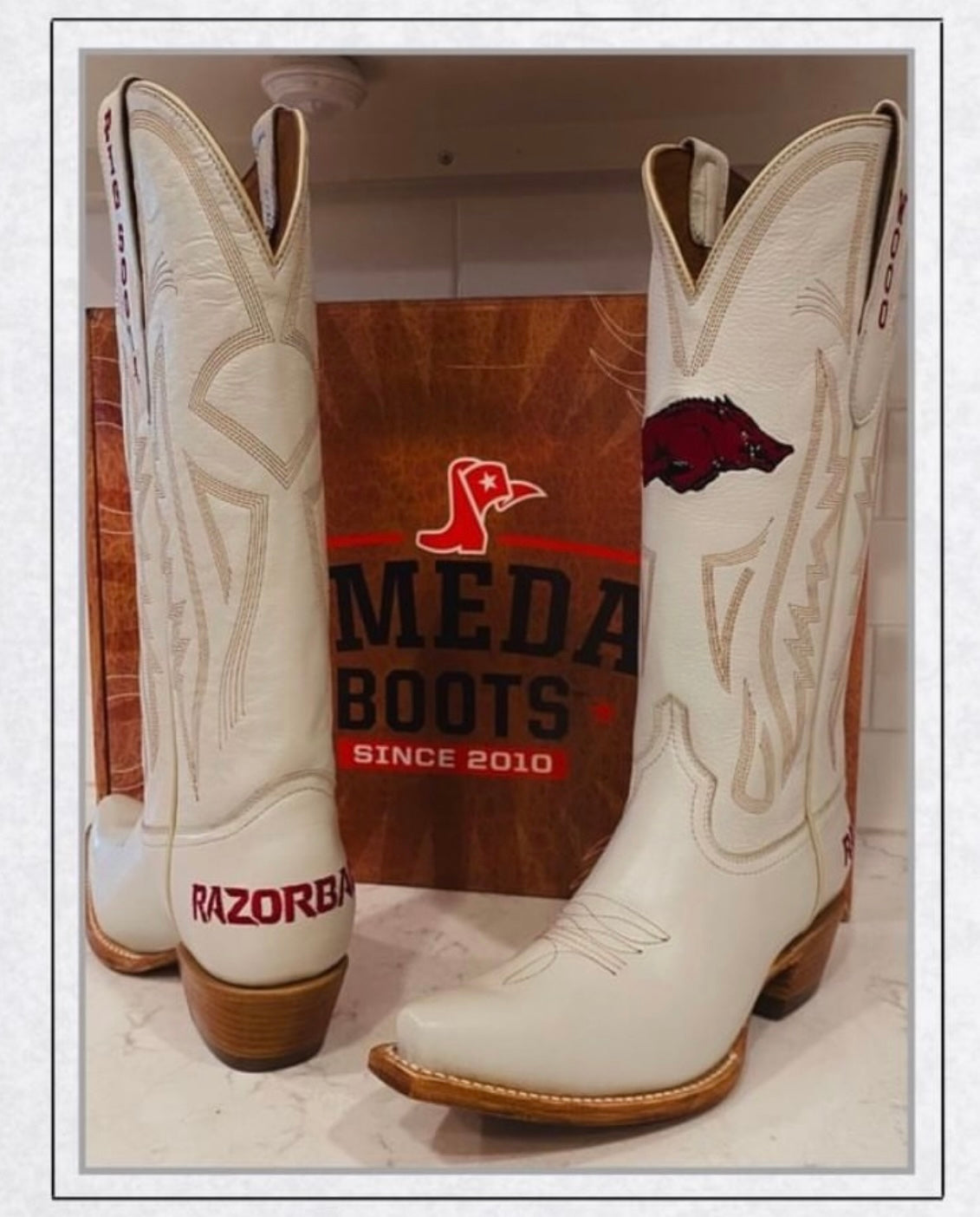 Arkansas Razorback Boots - Fox Trot Boutique