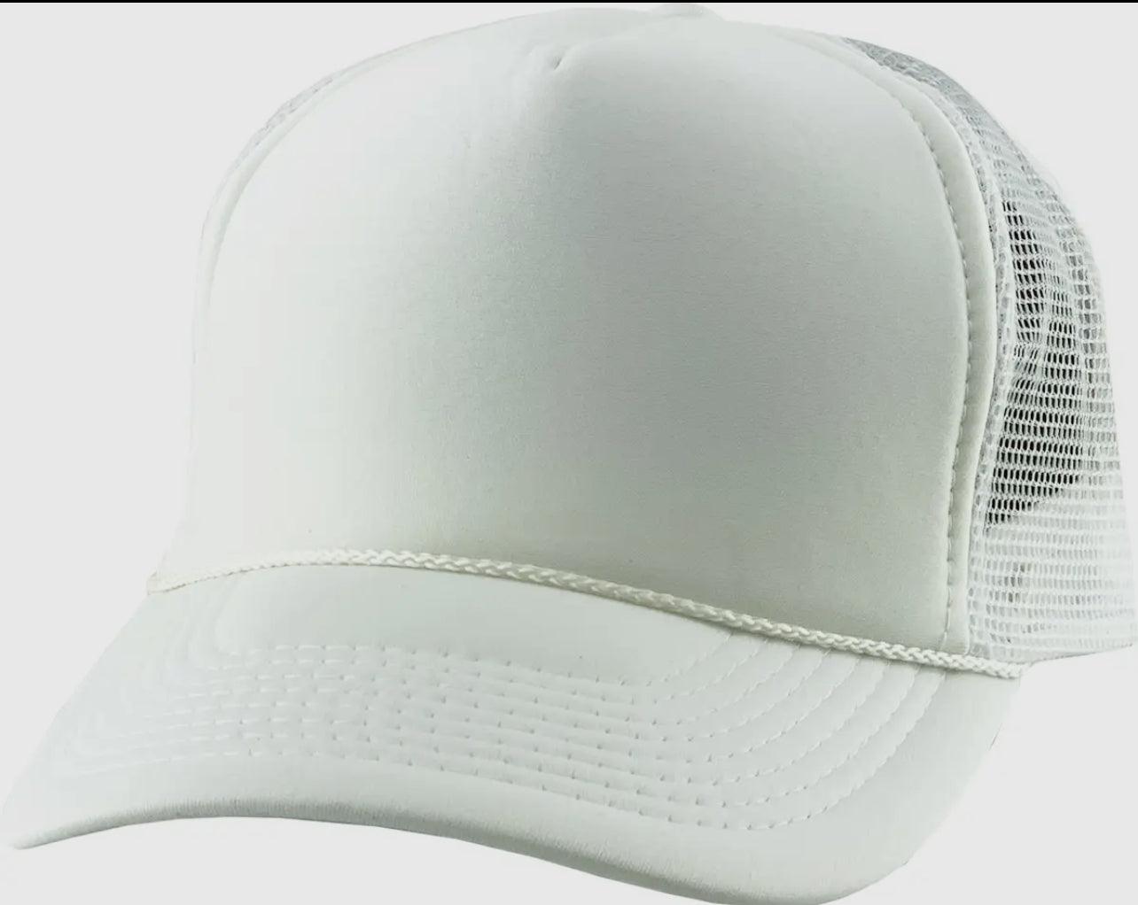 Blank Trucker Hat - Fox Trot Boutique