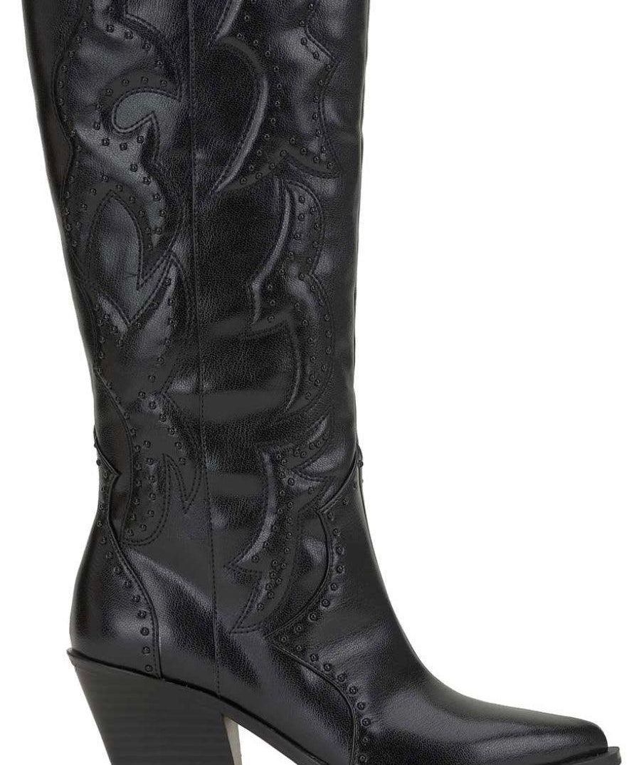 Zaikes Western Boot in Black - Fox Trot Boutique