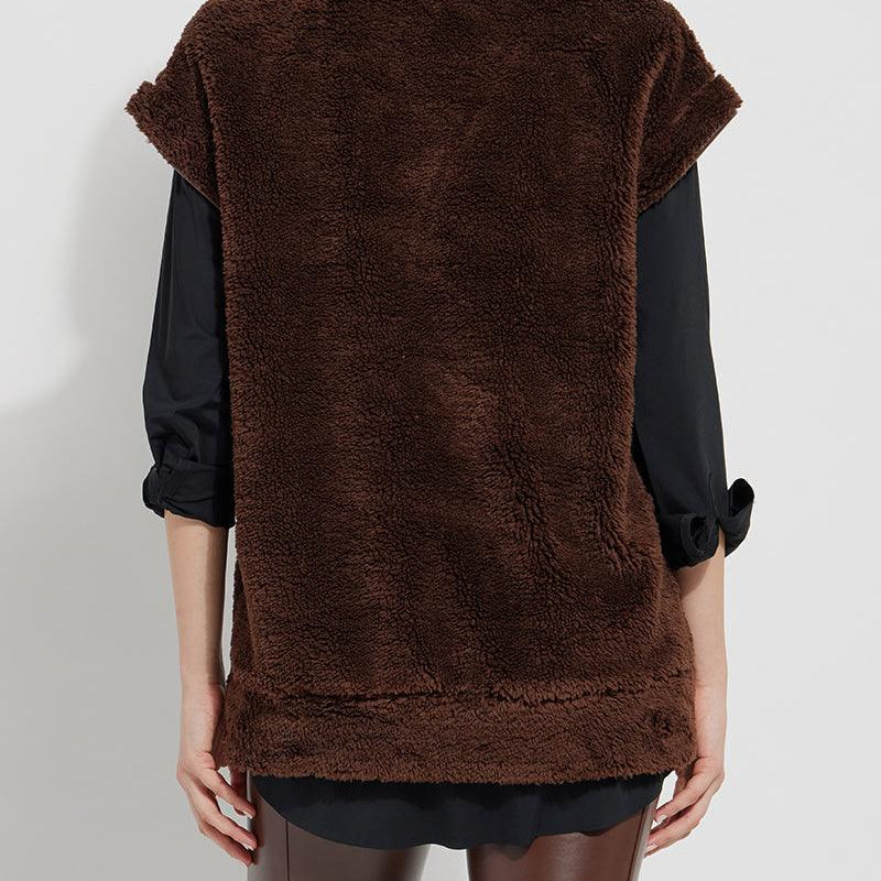 Sherpa Sleeveless Pullover - Fox Trot Boutique